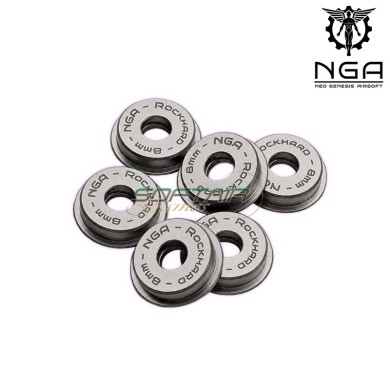 8mm Low Profile Self-Lubricating Solid Bushings NGA (BUSHL0008)