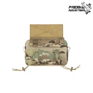 Utility Pouch with Mounting Panel Laser Cut MULTICAM Frog Industries® (FI-M51613312-MC)