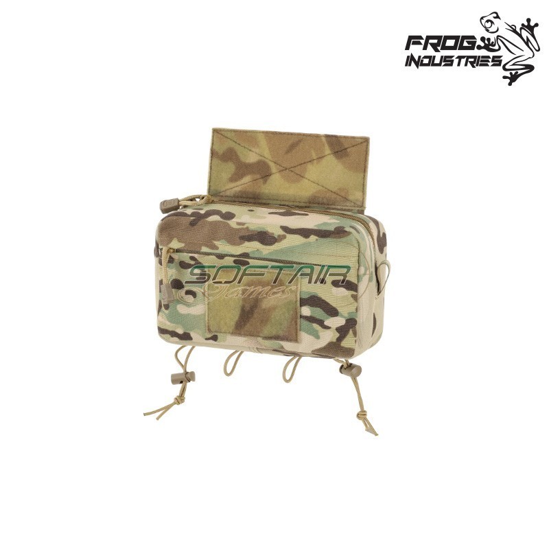 Utility Pouch with Mounting Panel Laser Cut MULTICAM Frog Industries® (FI-M51613312-MC)