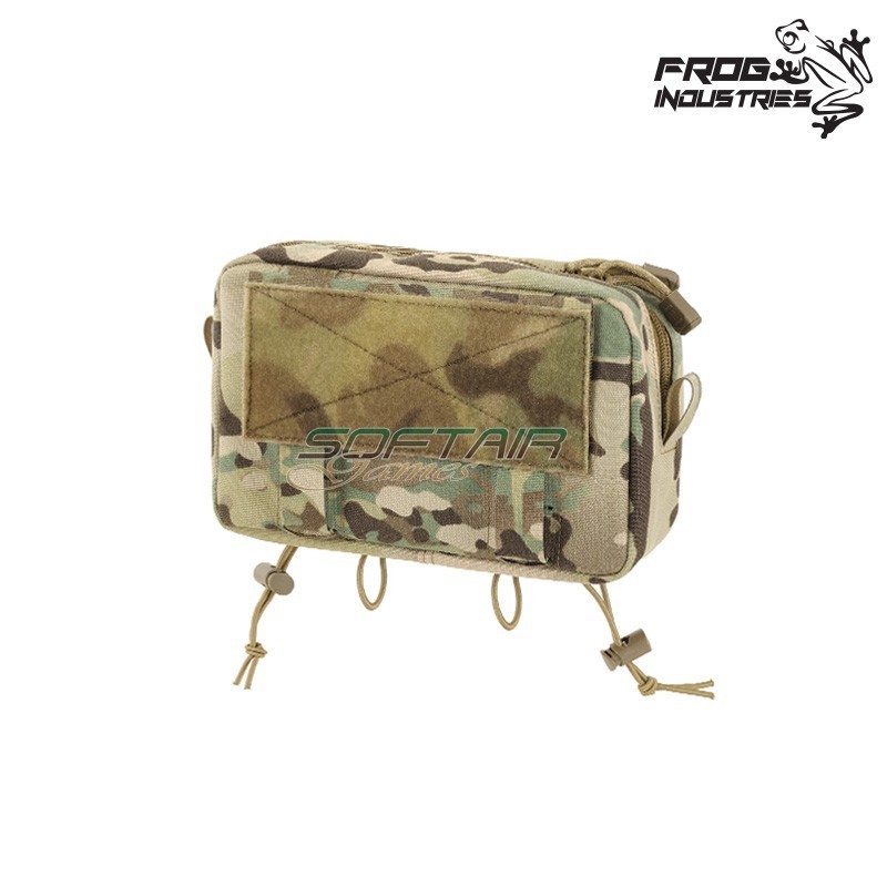 Utility Pouch with Mounting Panel Laser Cut MULTICAM Frog Industries® (FI-M51613312-MC)