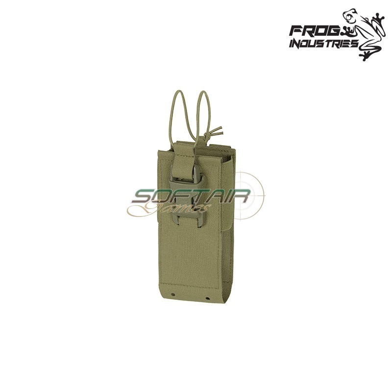 Tasca porta Radio Open-Top Laser Cut OLIVE DRAB Frog Industries® (FI-M51613334-OD)