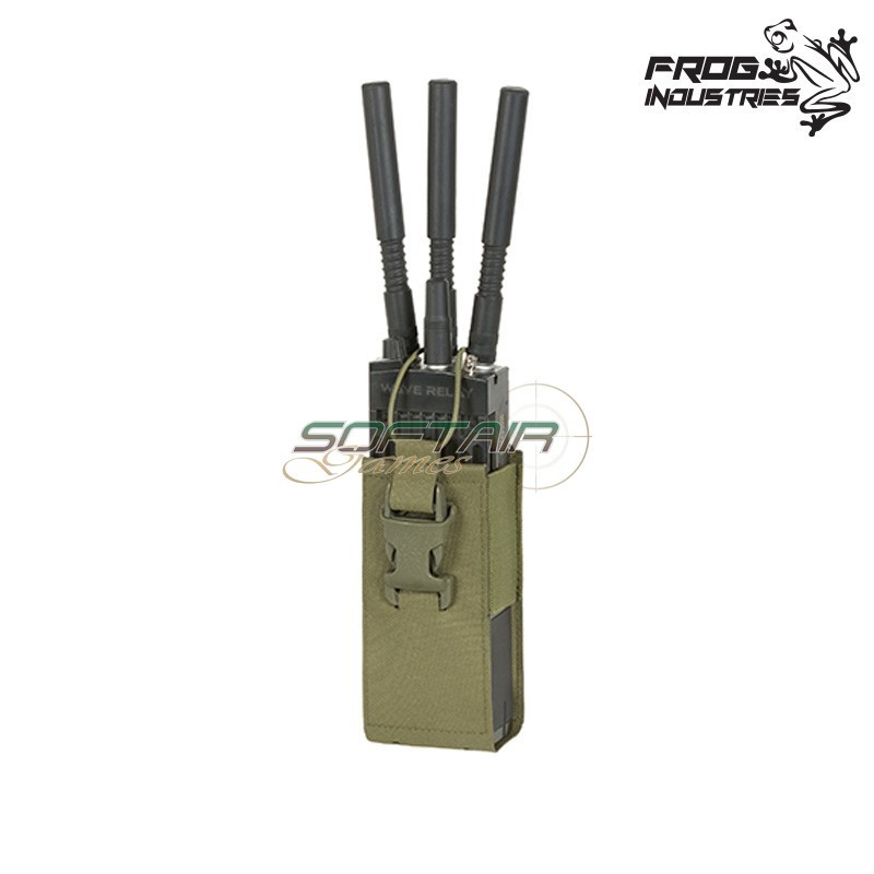 Radio Pouch Open-Top Laser Cut OLIVE DRAB Frog Industries® (FI-M51613334-OD)