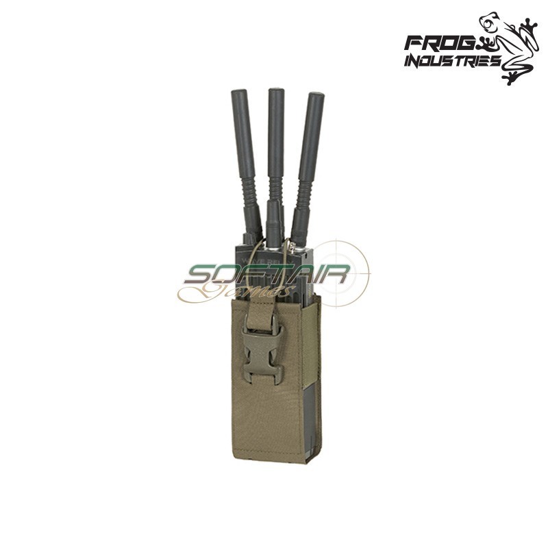 Radio Pouch Open-Top Laser Cut RANGER GREEN Frog Industries® (FI-M51613334-RG)
