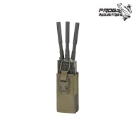 Radio Pouch Open-Top Laser Cut RANGER GREEN Frog Industries® (FI-M51613334-RG)