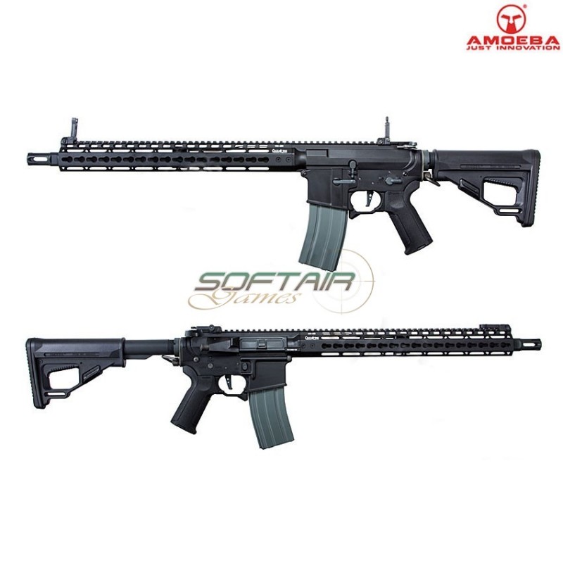Airsoft Gun Octarms 15" Keymod Black Ares Amoeba (ar-km15b)