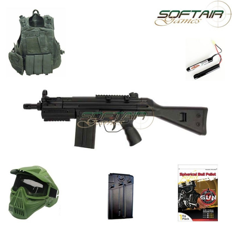 Starter Kit G3 Sas Fixed Black Softair Games (stkit2)