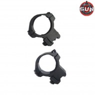 Attacchi 30mm Weaver Bassi Per Slitte 11mm Gun Five (gf-m3011l)