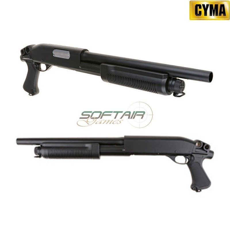 Fucile A Pompa M870 Short Black Cyma (cm-351) - Softair Games - ASG Softair  San Marino