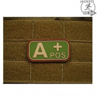 Patch 3d Pvc Gruppo Sanguigno A+ Multicamo Jacket To Go (jtg-apos-mc)