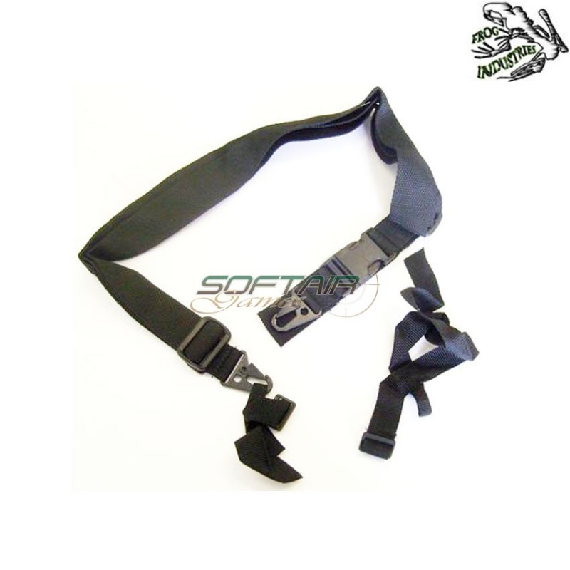 Cinghia Tre Punti Nera Type Dual Frog Industries (fi-sl18-bk)