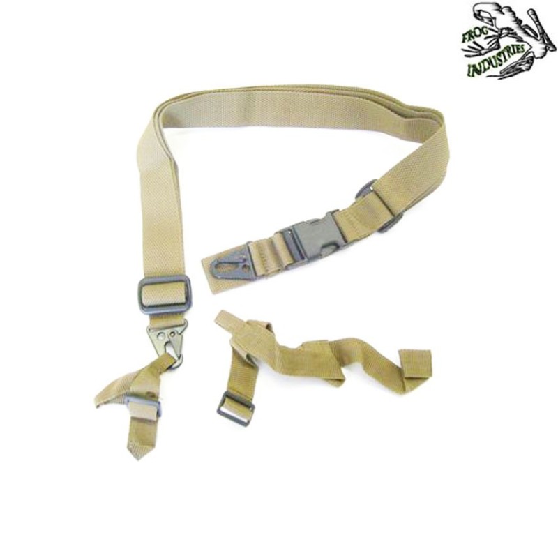 Cinghia Tre Punti Tan Type Dual Frog Industries (fi-sl18-tan)