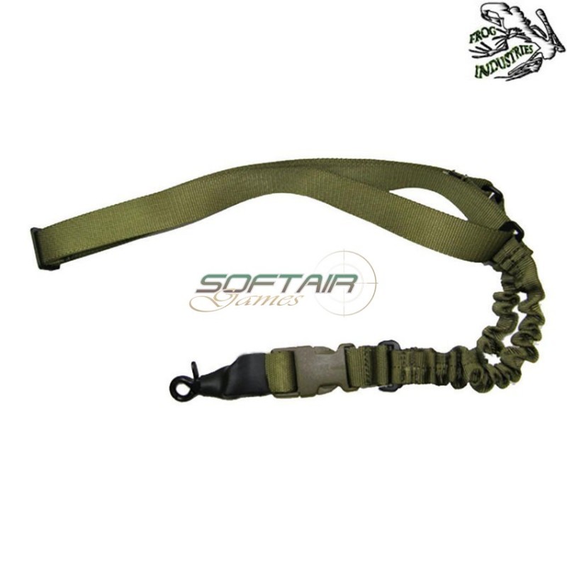 Bungee Cinghia Un Punto Swivel Verde Frog Industries (fi-sl1009-od)