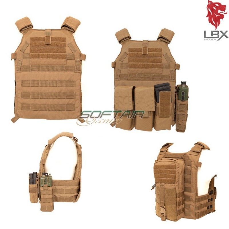 6094 Modular Plate Carrier Coyote Brown Lbx Tactical (lbx-0300-cb ...