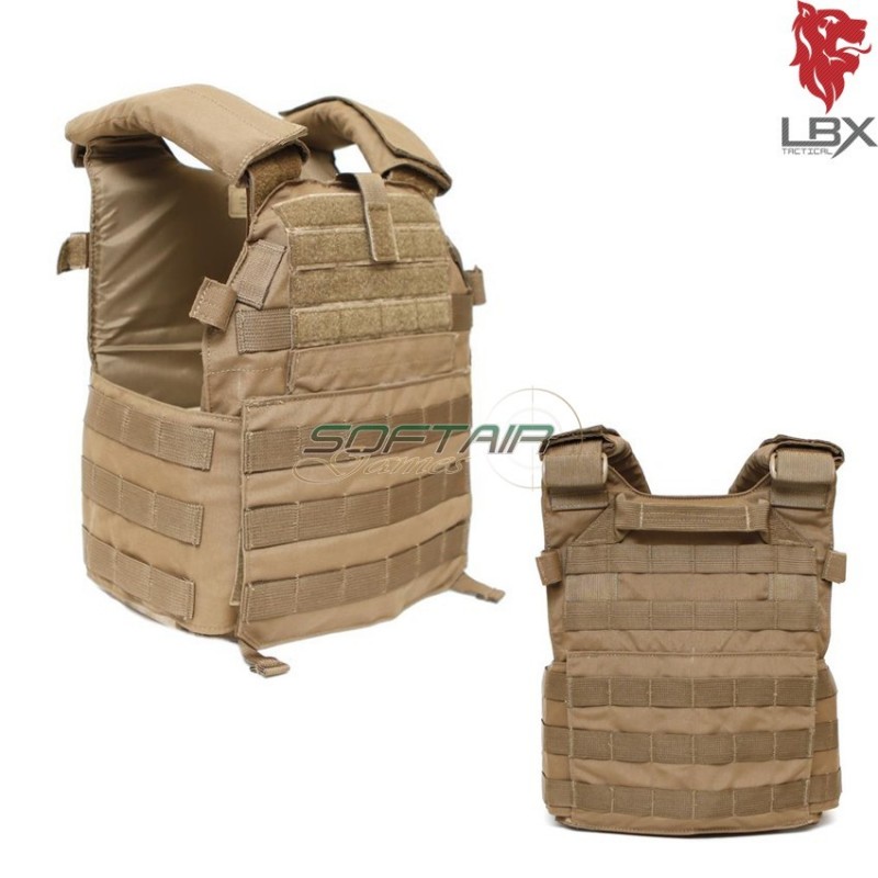 6094 Modular Plate Carrier Versione Short Coyote Brown Lbx Tactical (lbx-0300-s-cb)