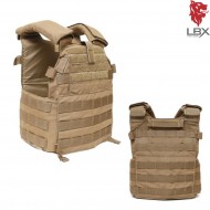 6094 Modular Plate Carrier Versione Short Coyote Brown Lbx Tactical (lbx-0300-s-cb)