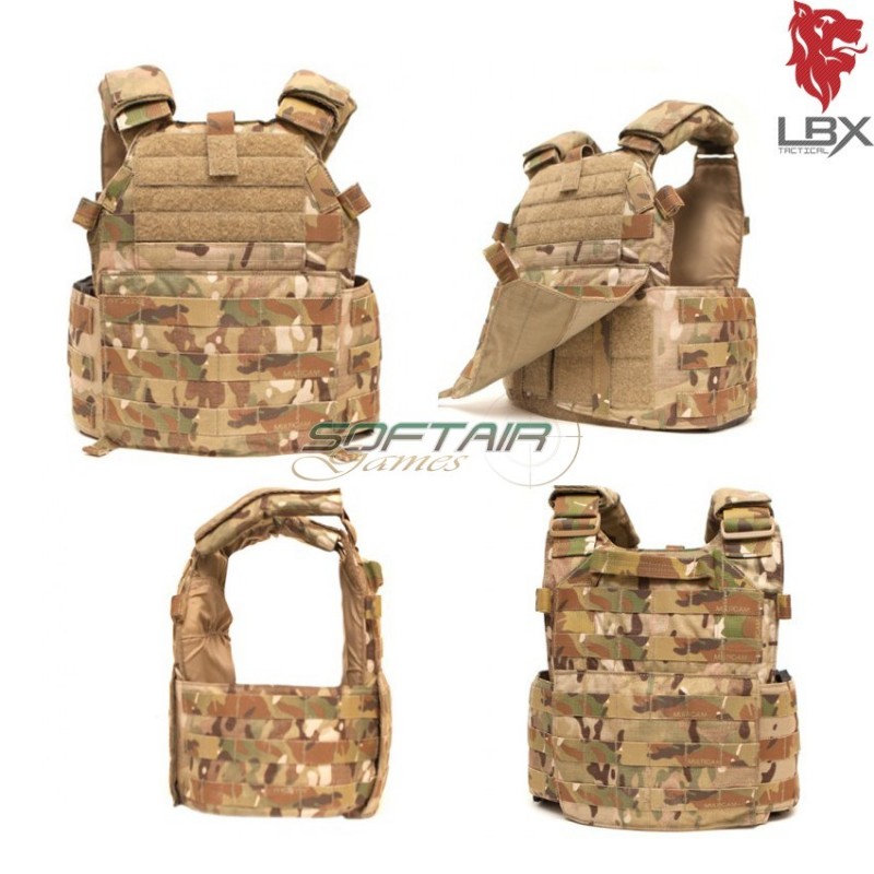 6094 Modular Plate Carrier Versione Short Multicam® Lbx Tactical (lbx-0300-s-mc)