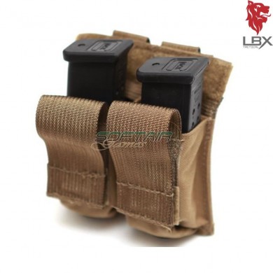 Kydex Tasca Doppia Porta Caricatori Pistola Coyote Brown Lbx Tactical (lbx-0301-cb)