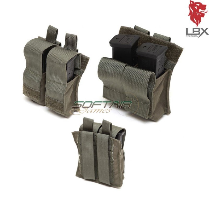 Kydex Tasca Doppia Porta Caricatori Pistola Ranger Green Lbx Tactical (lbx-0301-rg)