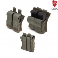 Kydex Tasca Doppia Porta Caricatori Pistola Ranger Green Lbx Tactical (lbx-0301-rg)