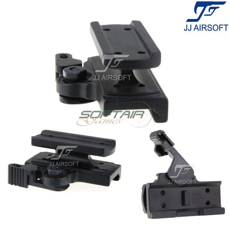 Tactical Qd Mount Style "a" Per T1/t2 Nero Jj Airsoft (ja-1702-bk)