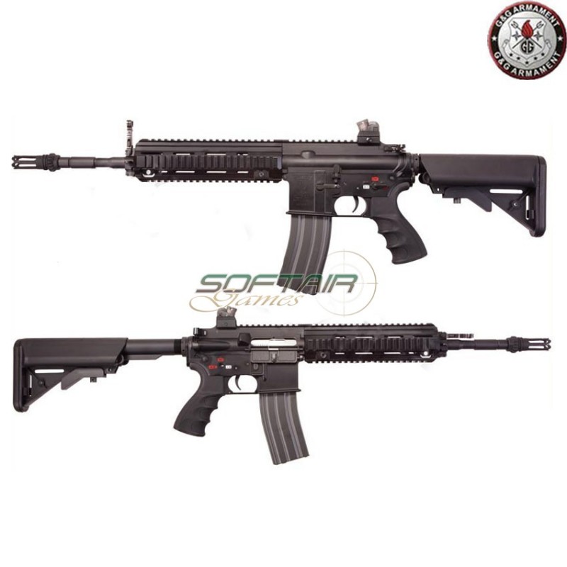 Airsoft Gun 416d Style Tr4-18 Top Tech Blowback Black G&g (gg-tr418-l)