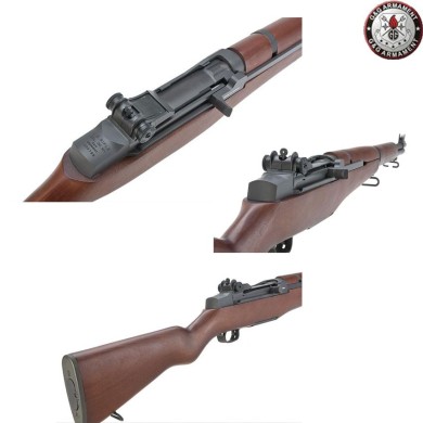 Fucile Elettrico ETU M1 Garand Full Size Legno Vero G&g (gg-tgm-m1g-aeg-wnb-ncn)