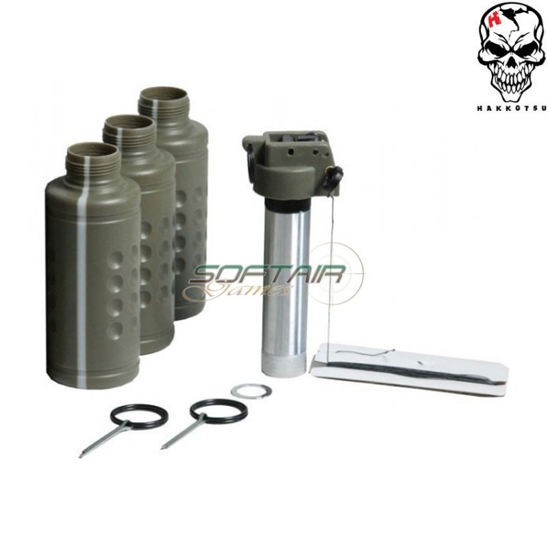 Co2 Grenade Thunder B Shock Set 3pcs Hakkotsu (hako-tb05)