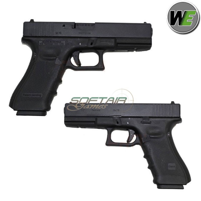 Pistola Gas G17 Gen4 Black Scarellante We (we-w057b)
