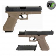 Gas Pistol G17 Gen4 Tan Blowback We (we-w057bt) Gas Pistol G17 Gen4 Tan Blowback We (we-w057bt)