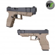 Gas Pistol G33 Advance Tan Blowback We (we-1026-tan)