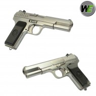 Pistola A Gas Tt33 Tokarev 1933 Scarrellante Silver We (we-we12s)