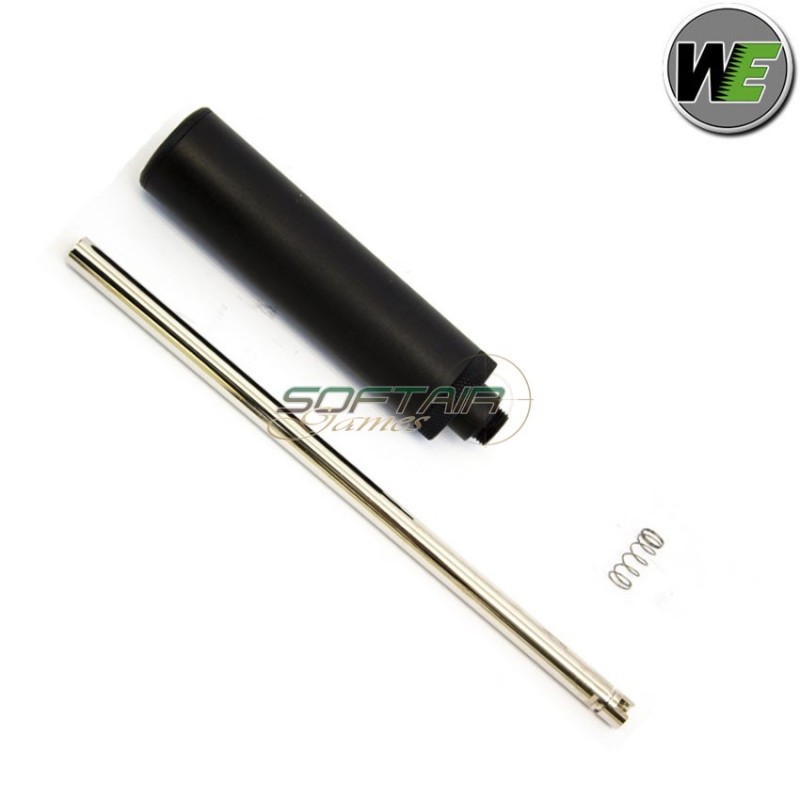 Pistol Mock Up Silencer & Extender Barrel Kit We (we-4508) Pistol Mock Up Silencer & Extender Barrel Kit We (we-4508)
