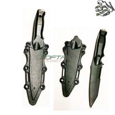 Dummy Knife Type 1 With Hard Holster Black Frog Industries (fi-knife-bk)