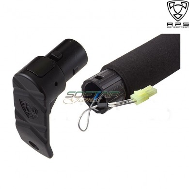 Electric Rifle "frogen Match" Fmr Mod1 Keymod Blowback Black & Red (aps-aeg-asr115x)