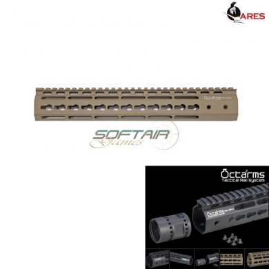 Keymod System 12 Pollici Handguard Set Dark Earth Octarms Ares (ar-km-003s-de)