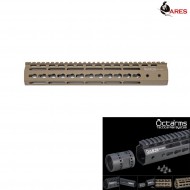 Keymod System 12" Handguard Set Dark Earth Octarms Ares (ar-km-003s-de)