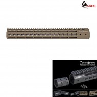Keymod System 15 Pollici Handguard Set Dark Earth Octarms Ares (ar-km-001s-de)