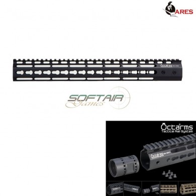 Keymod System 15" Handguard Set Black Octarms Ares (ar-km-001s-bk)