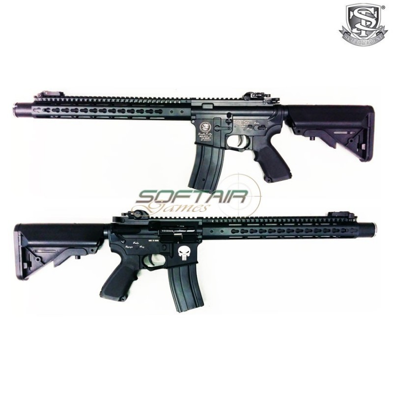 Electric Gun Zombie Killer Nsr 13.5" Keymod Full Metal S&t (st-aeg-82-bk)