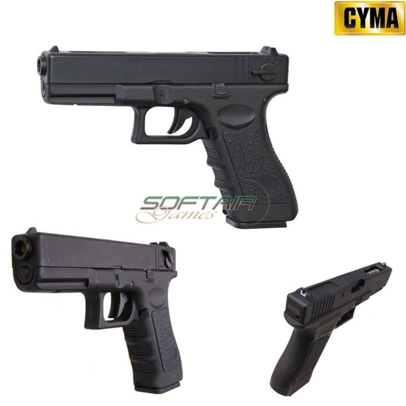 Pistola Elettrica Glock G18c Aep Black Cyma (cm-030-bk) - Softair Games -  ASG Softair San Marino
