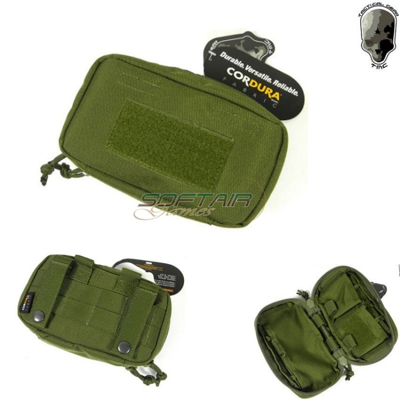 Velcro Utility Pouch Olive Drab Tmc (tmc-0527-od)