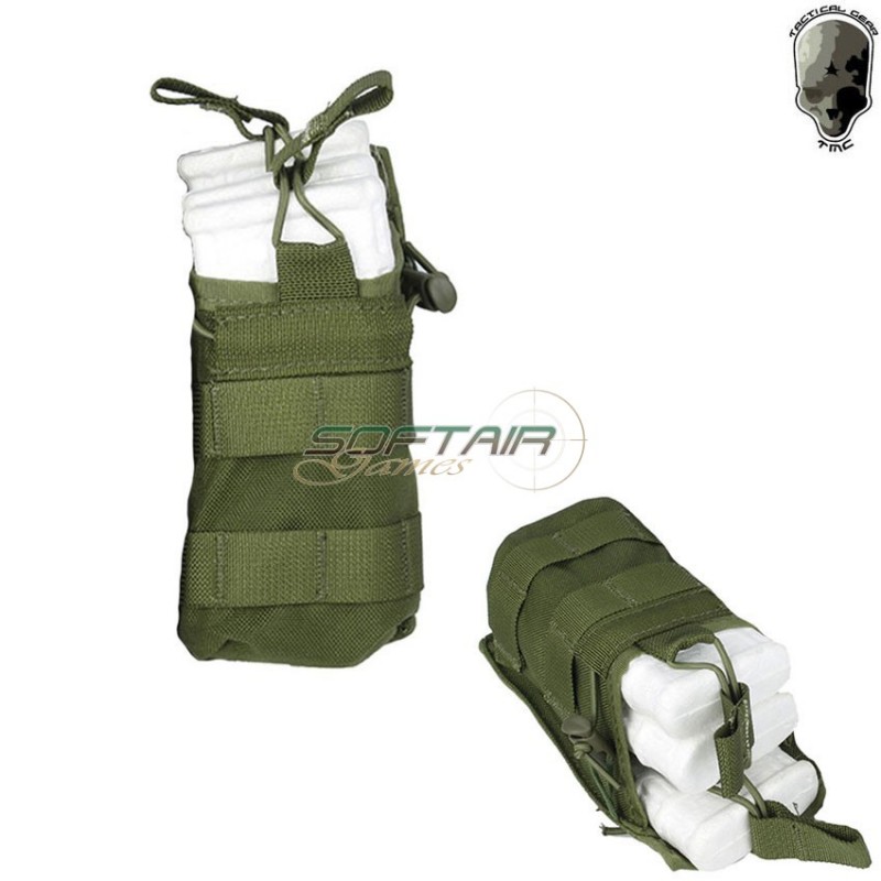 Modular Single Open Top Pouch Olive Drab Tmc (tmc-0593-od)