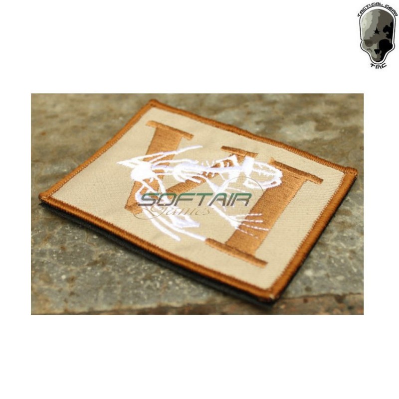 Embroidered Patch Seals Six Frog Coyote Brown Tmc (tmc-1537-cb)