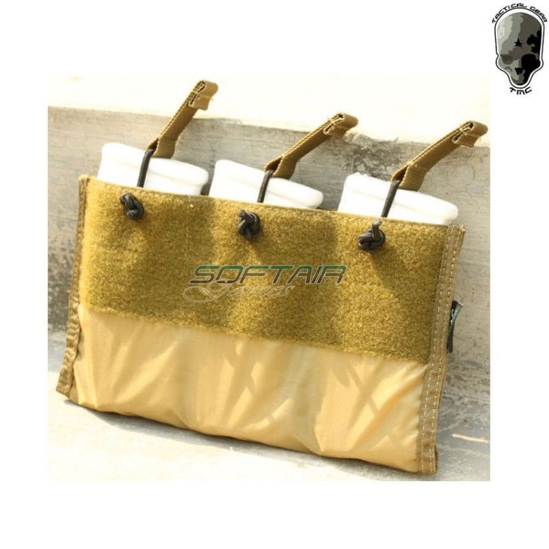 Tasca Interna 3 Posti Per 6094 Plate Carrier Khaki Tmc (tmc-1563-kh)