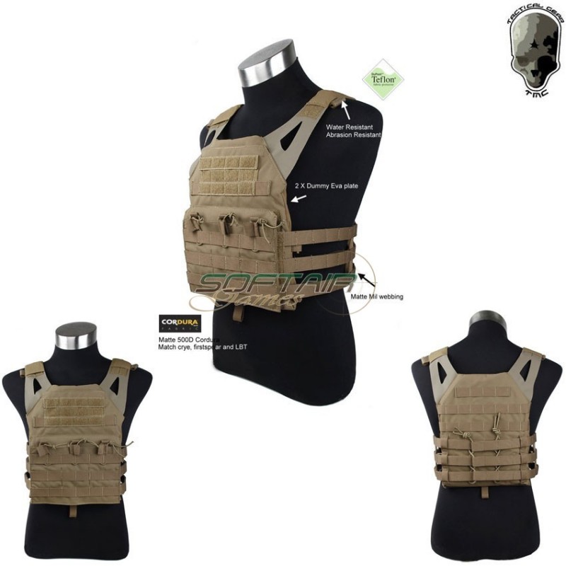 Jumper Plate Carrier Vest Jpc Matte Coyote Brown Tmc (tmc-2297-cb)