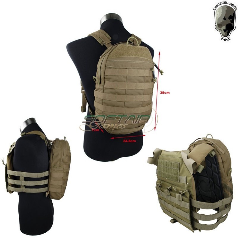 Backpack Jpc Plate Coyote Brown Tmc (tmc-2535-cb)