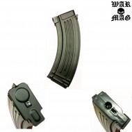 Caricatore Ak Monofilare 90bb Metallo Black Warmag (wm-25-bk)