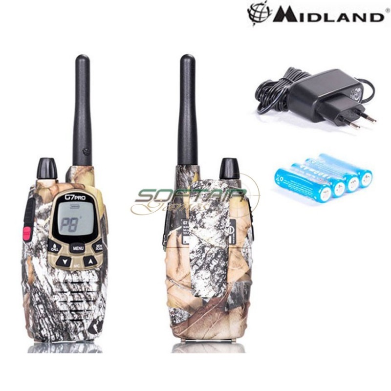 Radio G7 Pro Mimetica Bibanda Pmr446/lpd Midland (c1090.15)