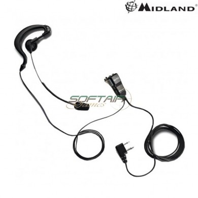 Headset/microphone For Midland Model Action Arm Midland (c648.03)