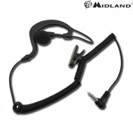 Auricolare Ep21 Spiralato 1 Pin Midland (c859)